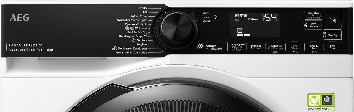 AEG TR98V64C - Intelligente Warmtepompdroogkast met AbsoluteCare thumbnail 3