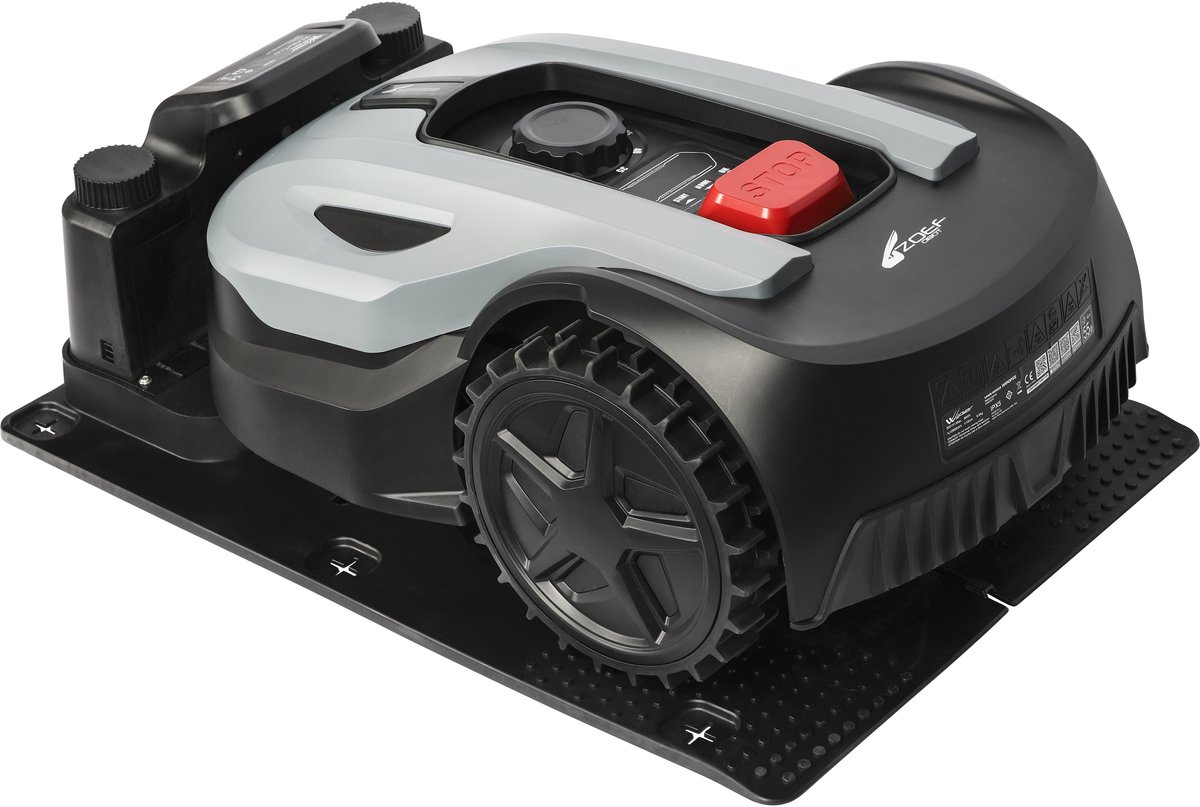 Afbeelding 2 van Zoef Robot - Robotmaaier Katrien 500m² - Robotgrasmaaier met Wifi & bluetooth en App - Grasmaaier - Robotmaaier