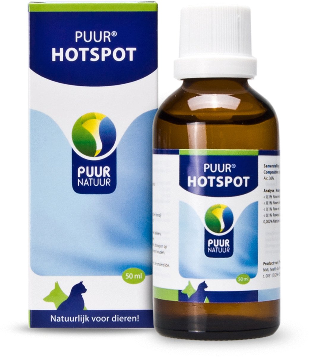 Puur Hotspot (huid) voor hond en kat 2 x 50 ml