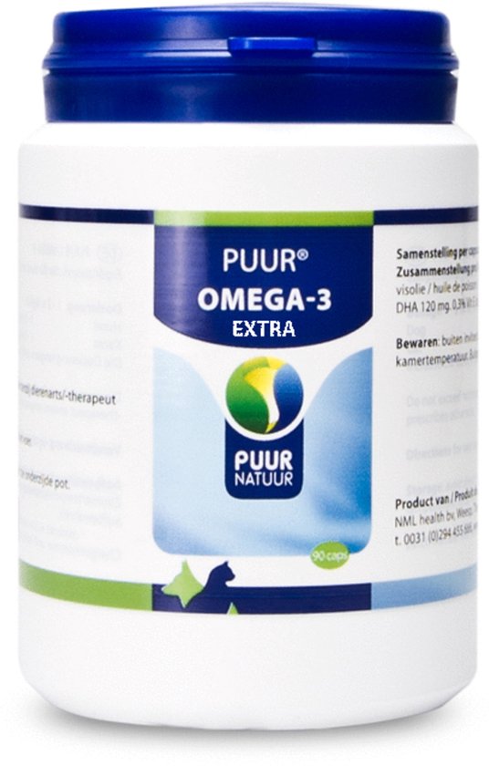 Puur Omega-3 - 90 Capsules - Visolie - Voedingssupplement