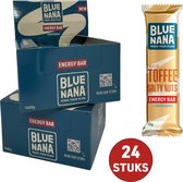 Blue Nana Energy Bar – 24 x 55g - Toffee Salty Nuts - Energierepen - Sportvoeding - Extra Elektrolyten