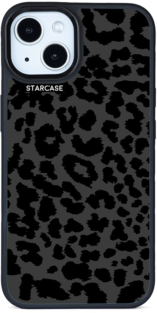 iPhone 13 hoesje - magsafe hoesje / Starcase Black Panter Print / iPhone hoesje met Magsafe