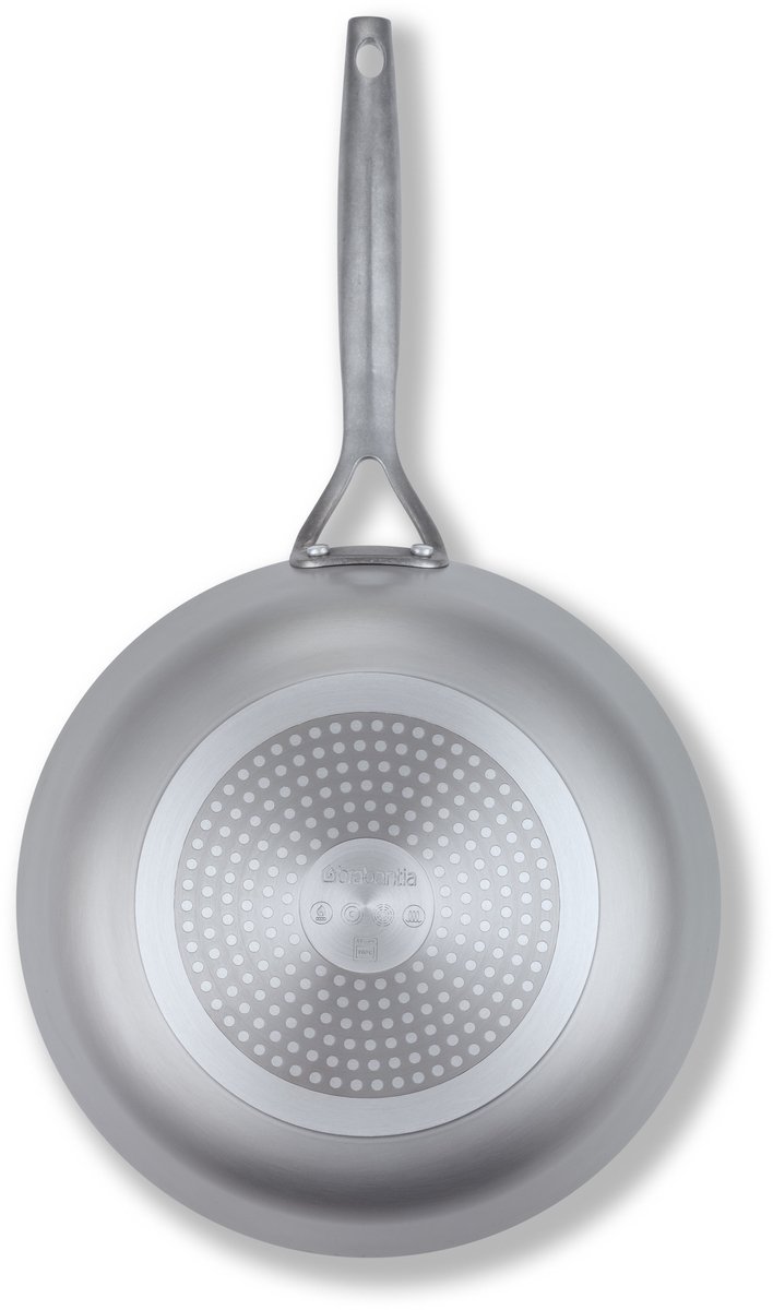 Brabantia Dusk Wokpan Ø 28cm – 100% PFAS Vrij – Keramische Antiaanbaklaag - Inductie Koekenpan – Vaatwasser- en Ovenbestendig - Grijs — afbeelding 3