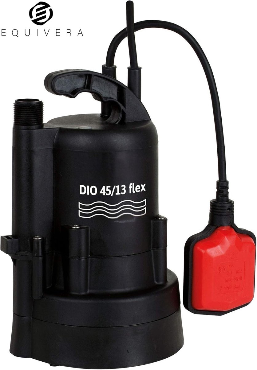 Equivera Dompelpomp - Dompelpomp Vuil Water - Vlakzuigpomp - Dompelpomp Vlakzuigpomp