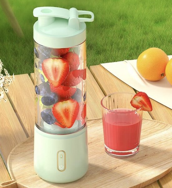HLJS Draagbare mixer smoothie maker, 400 ml Fresh Juice HLJS Draagbare mixer smoothie maker, 400 ml Fresh Juice