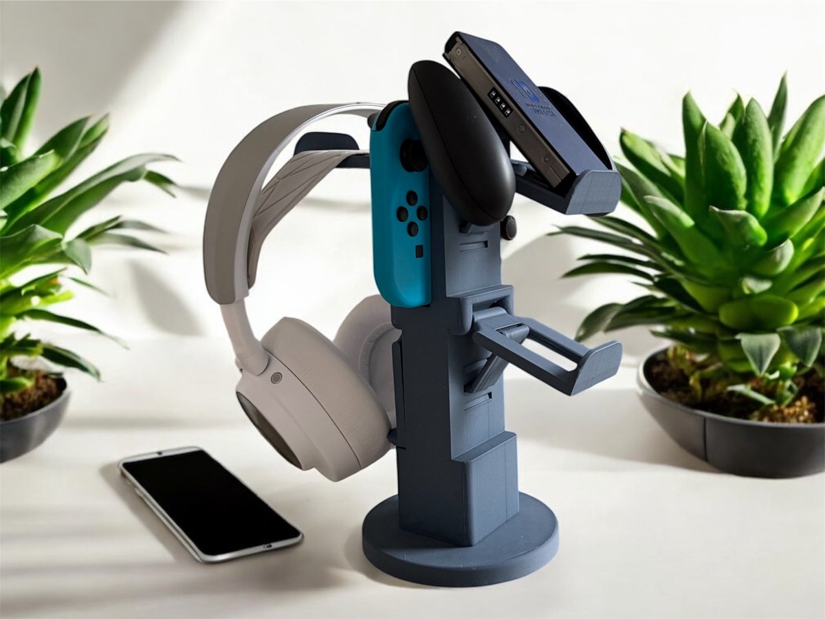Universele Controller en Headset Stand - Verstelbare Armen - Compatibel met Nintendo Switch 2