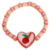 Bracelet cerise rose