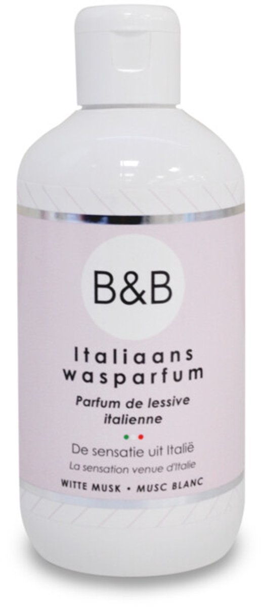 B&B Italiaanse Wasparfum Witte Musk - 2 x 250 ml - Voordeelverpakking