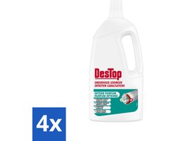 DesTop - Onderhoud Leidingen - Frisse Dennen geur - 4-in-1 Werking - 1,5L - Voordeelverpakking - 4 stuks