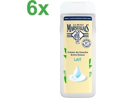 Le Petit Marseillais LAIT - Douchecrème - 6x 400ml