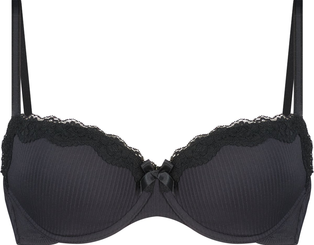 Hunkemöller Dames Lingerie Voorgevormde beugel bh Lola - Zwart