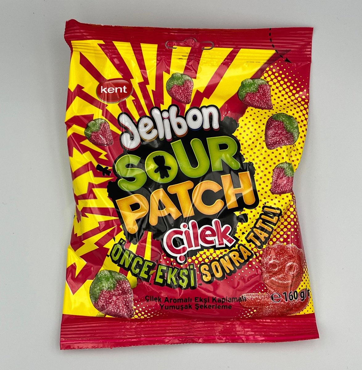Jelibon Sour Patch Strawberry 160 Gram 2 Stuks