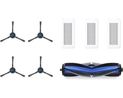 ECOVACS - DEEBOT N30 Pro Omni/N30 Omni /N20e Plus/N20e robotstofzuiger - 1x hoofdborstel, 2x zijborstels, 3x antibacteriële filters, originele accessoires