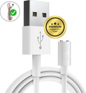 Niet-Magnetische Oplaadkabel - Vibrator en Satisfyer Oplader - Compatibel met o.a. Pro 2 Generation 1 & 2 (Next Generation), Pro 2 Vibration en Pro 4 Couples - USB Wit