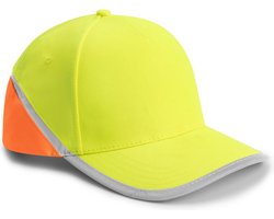 EM Traffic Cap Verkeersregelaar Geel/Oranje - Verstelbaar