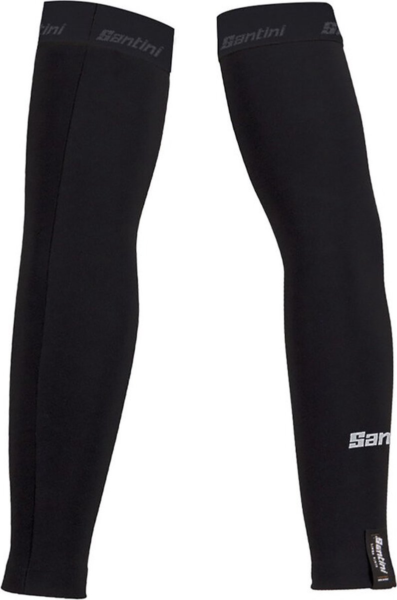 Santini armwarmers waterafstotend en thermo unisex Zwart - Nuhot Acquazero Arm Warmers-M/L