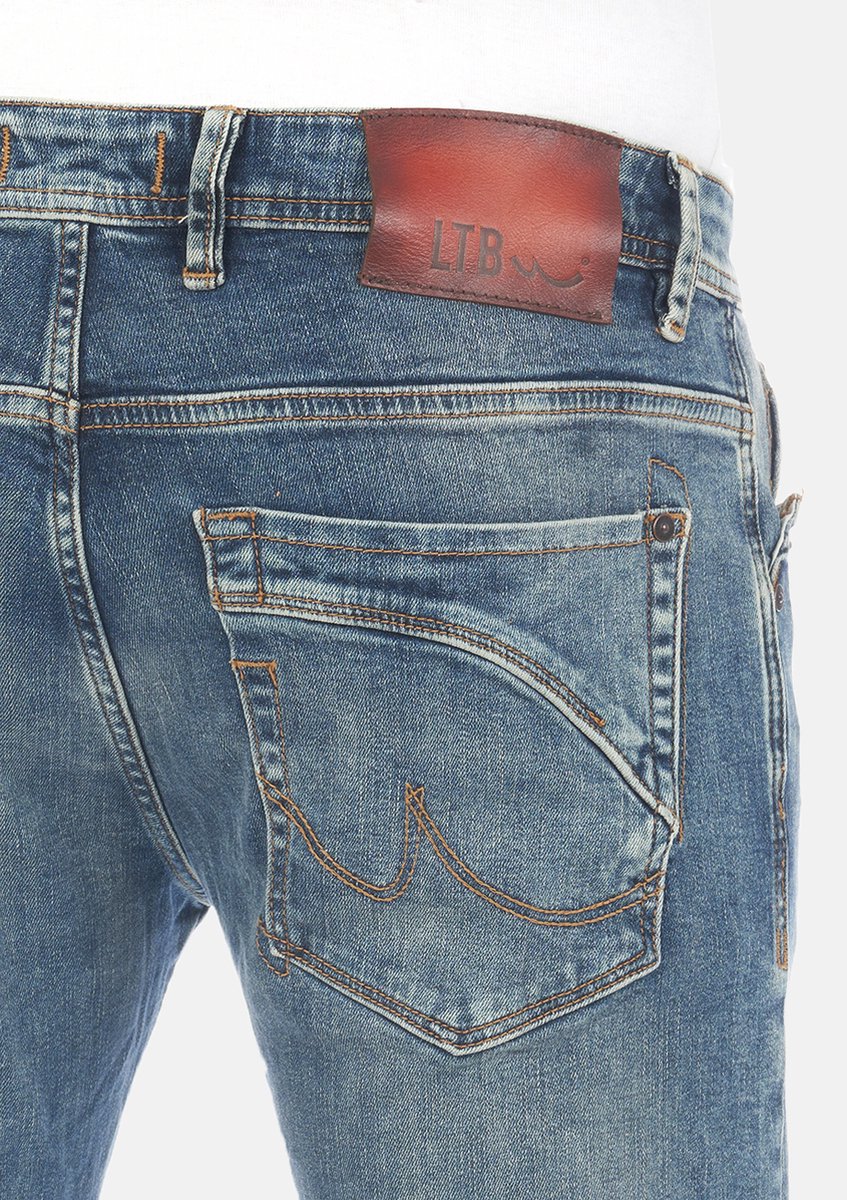 LTB Heren Jeans Broeken Roden bootcut Fit Blauw Volwassenen Denim Jeansbroek