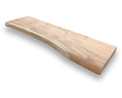 Acacia plank massief boomstam 100 x 30 cm - Houten planken voor muur - Houten plank - boomstam - Boomstam plank - Wandplank hout - Wand plank