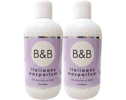 B&B Italiaanse Wasparfum Lavendel - 2 x 250 ml - Voordeelverpakking