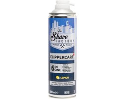 The Shave Factory 500ML - 6 in 1 ice blade spray - Clipperspray - care 6 in 1 Spray - Wahl - Babyliss - JRL - Voor - Alle - Tondeuses - Trimmers - Shavers