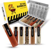 DIBYS - Kruidenpotjes - BBQ - Set van Kruiden - Grill Kruiden - BBQ Kruiden - "DO YOUR BARBECUE" - 218 g
