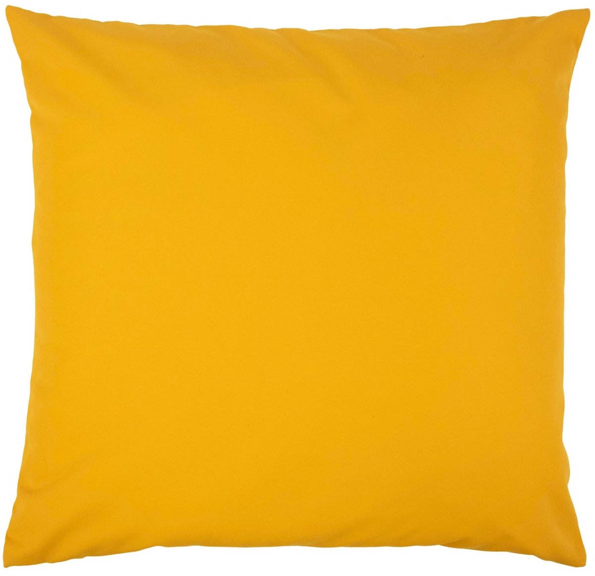 Lef uni buitenkussen geel 60x60cm