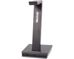 Battletron - koptelefoonstandaard - met USB-A&C poort - RGB led licht