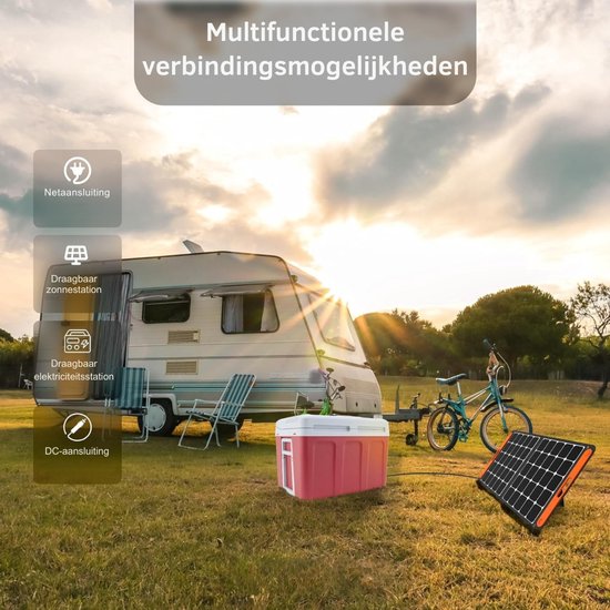 Elektrische Koelbox - 40 Liter Koelbox Elektrisch 12V 230 Volt - Koelbox Auto - Coolbox Met Verwarmingsfunctie en Lichtgewicht - Koelt & Verwarmt - Mini Koelkast - Rood van Adler — afbeelding 4