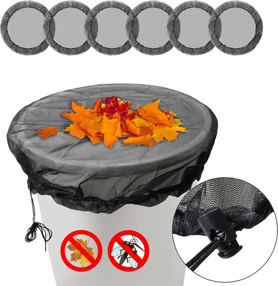 QUICK STAR 5 stuks vatkap 60 cm beschermhoes olie-vat regenton stalen vat vatafdekking