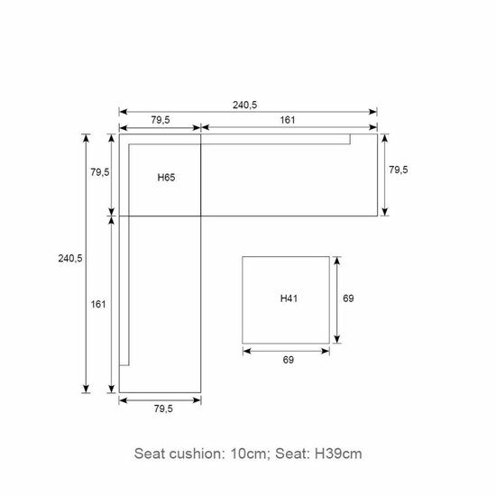 Ensemble de salon Garden Impressions Prinos 4 pièces - sable de la vallée