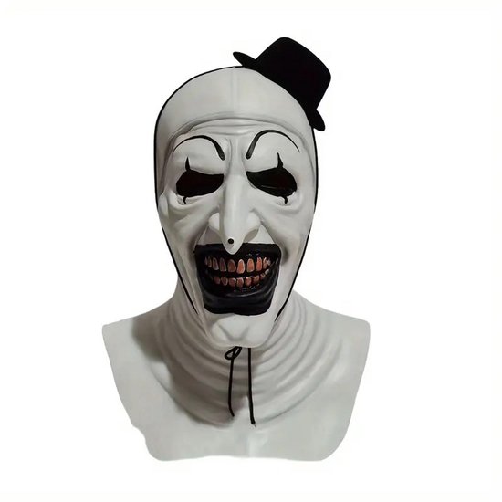 Terrifier masker - Terrifier verkleedpak - Terrifier kostuum - Clown masker - Scary masker - Enge maskers - Horror masker - Halloween masker - Killer clown kostuum - Eng masker - Griezel - Zombie masker - Spook masker - Carnaval masker