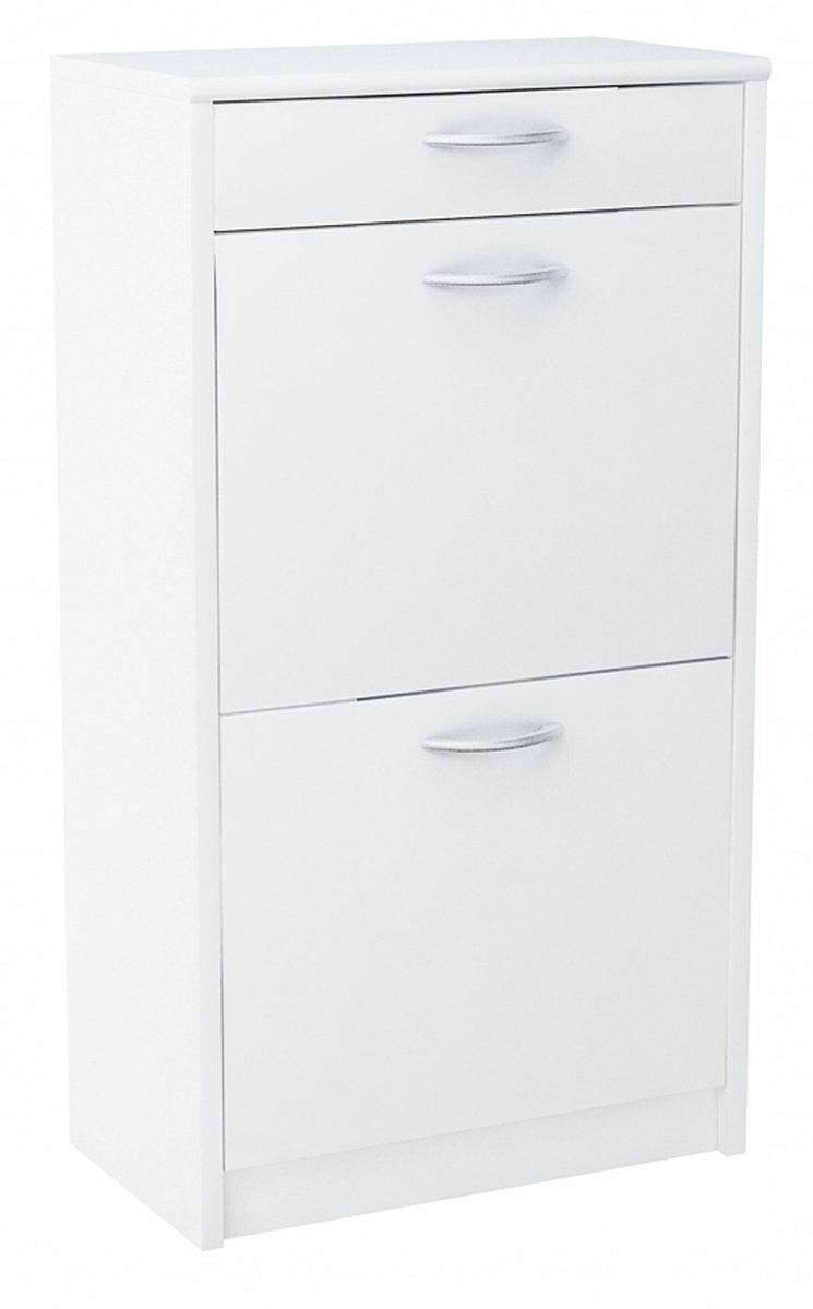Meble Bestseller - Schoenenkast - 2 Deuren - 1 Lade - Wit