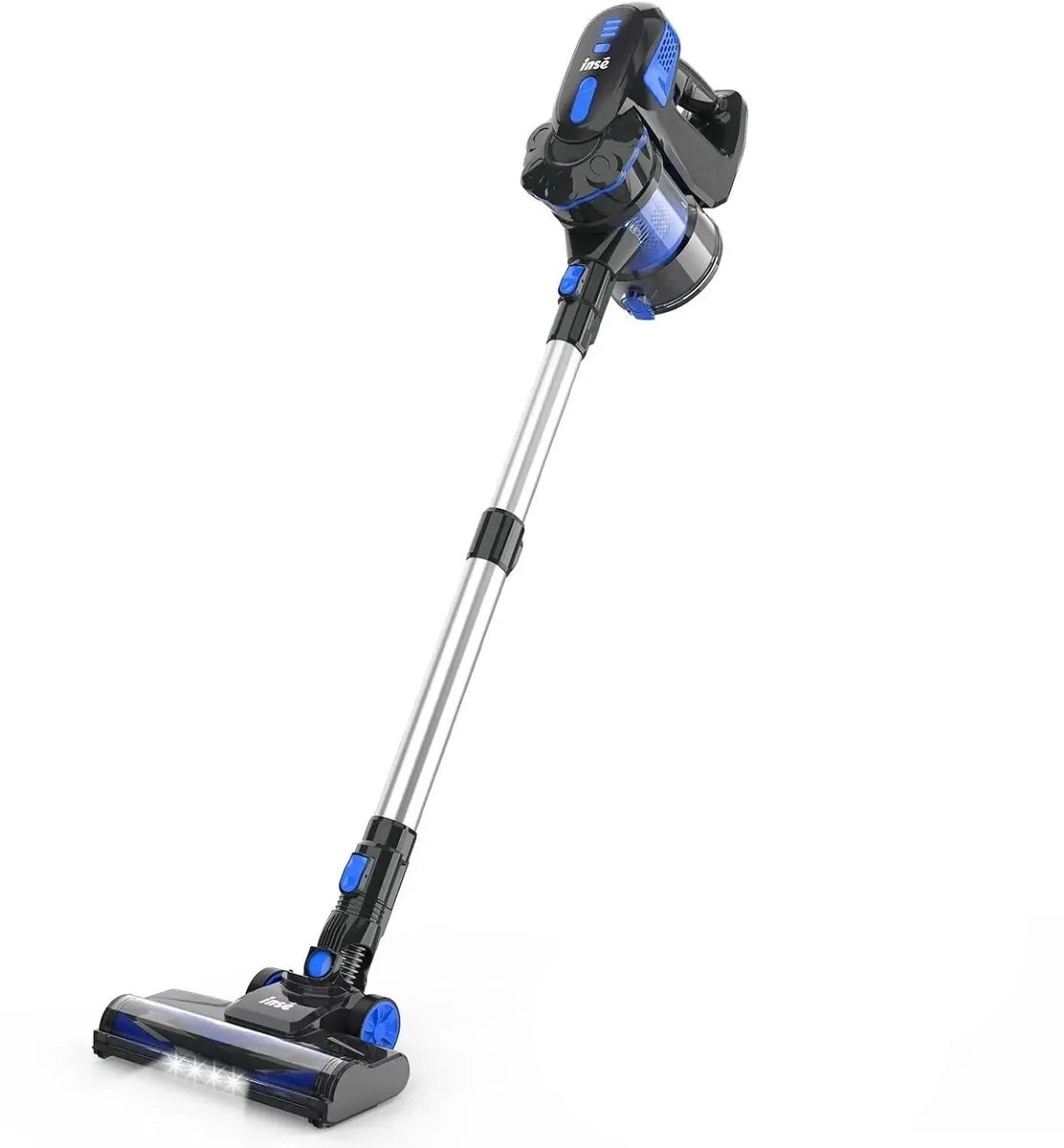 Handstofzuiger met Steel - Automatische stofsensor - Afneembare Kruimelzuiger - Draadloze Steelstofzuiger - Ultra lichtgewicht stick - 20Kpa - Draadloze stofzuiger