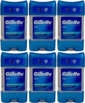 Pack économique de 6 bâtonnets de gel déodorant anti-transpirant Power Rush de Gillette , 70 ml