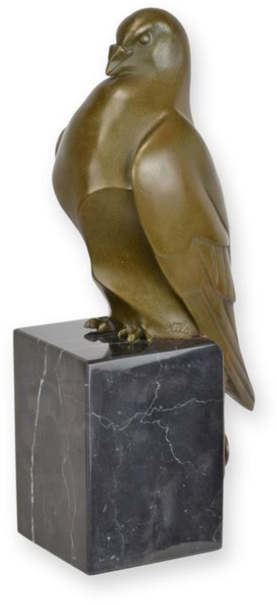 Bronzen beeld - Duif - Art Deco - 18,9 cm hoog