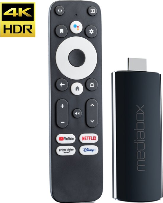 HDMI TV Stick – Chromecast – Chromecast Voor Tv – Google Gecertificeerd - Android 11 – 4K HDR – 1080p