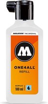 Molotow ONE4ALL™ - 180ml Witte navul Inkt op acrylbasis