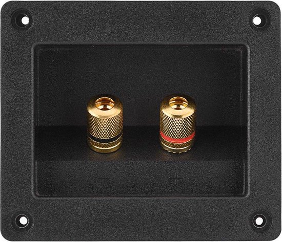 mumisuto Luidspreker Terminal Connector Link Terminal Akoestische componenten voor HiFi Speaker 2 Koperen Link Terminal Kabelconnector Shell Box