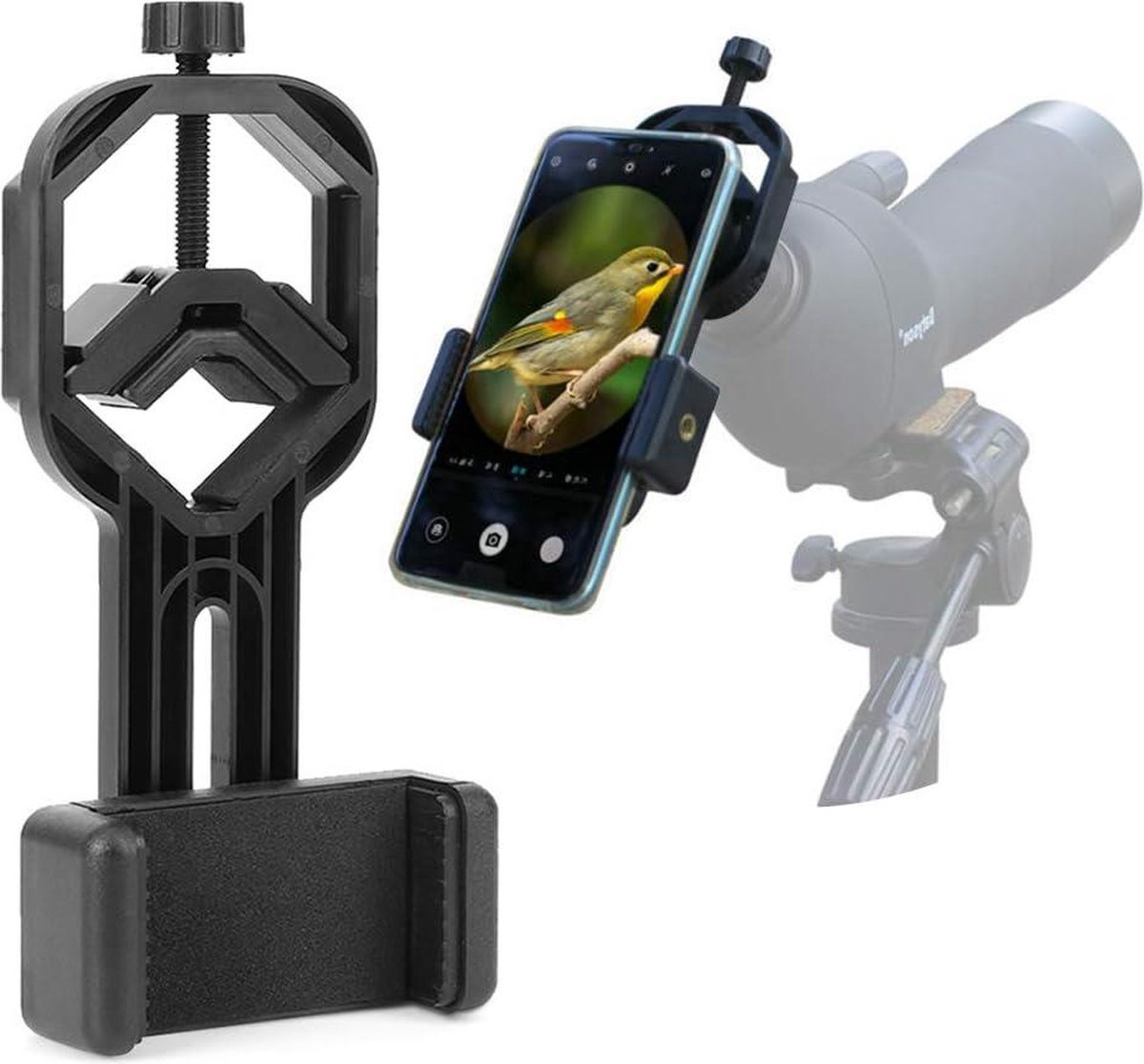 Adapter voor Mobiele Telefoonfotografie - Telescooptelefoon Adapter - Beugel Compatibel met Verrekijkers Astronomische Telescopen .