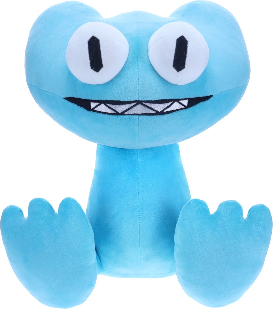Rainbow Friends knuffel figure cyan 40 cm knuffel