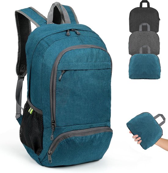 Taiyyi Ultralichte opvouwbare rugzak, waterbestendige wandeldagrugzak, camping, wandelen, fietsen, reisrugzak - 20 l (A, B, C, D, E, F, G), A, S