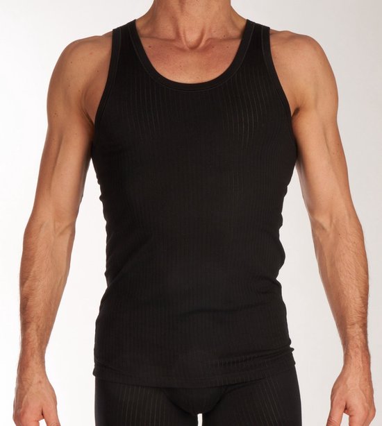 Maillot de corps homme Schieser Authentic - lot de 2 - Zwart - Taille 2XL