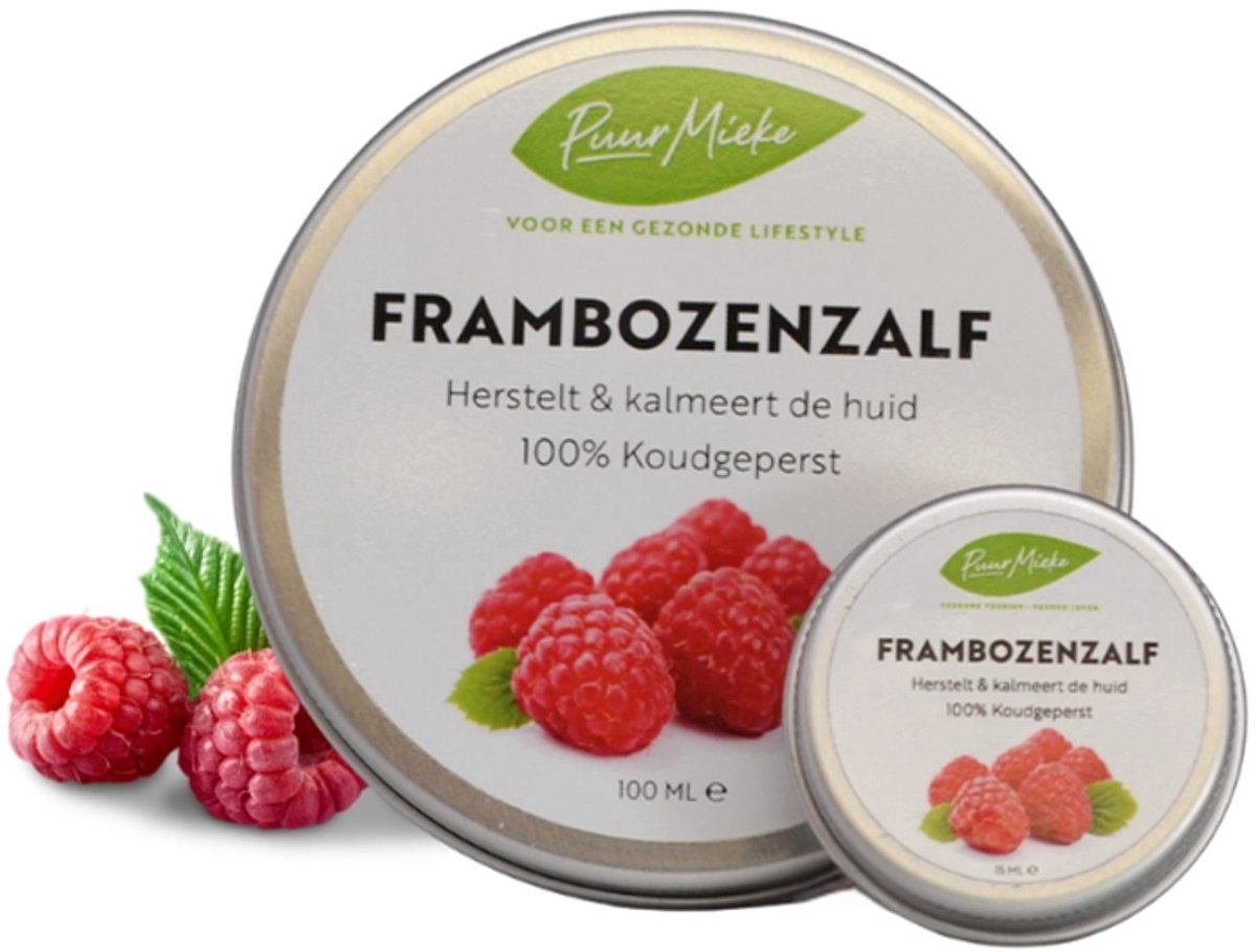 Goedkoopste Frambozenzalf 100ml - Frambozenpitolie met Bio Shea Butter