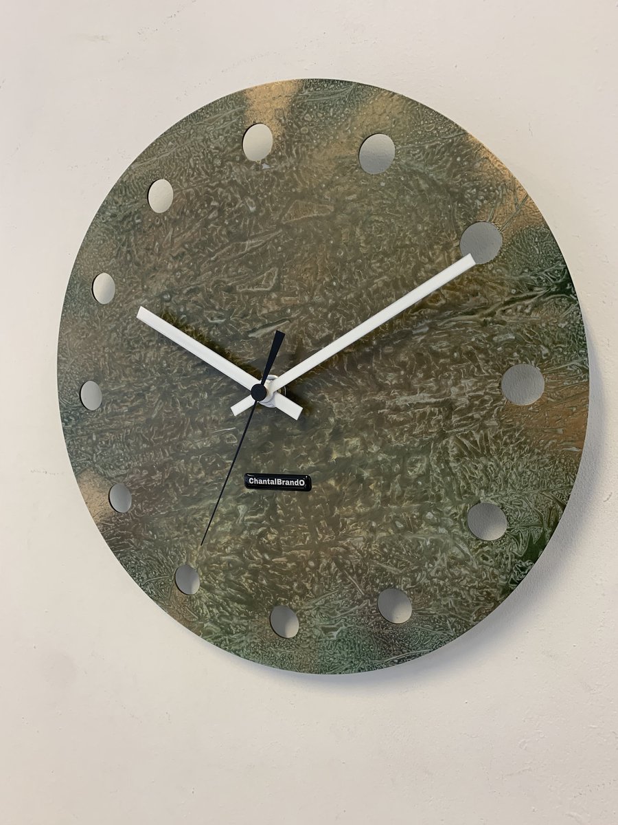MOSACLOCK GREEN LABEL Wandklok Modern Industrieel Design