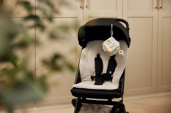 Jollein Buggy/Wandelwagen Inlegger - Inlegkussen - Badstof/Katoen - Nougat van Jollein — afbeelding 4