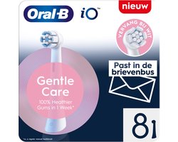 Product afbeelding van Oral-B iO Gentle Care Ronde Opzetborstels - Wit - 8 Stuks