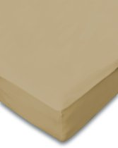 Bol.com Cinderella Basic Hoeslaken Katoen 180 x 200 Zand aanbieding