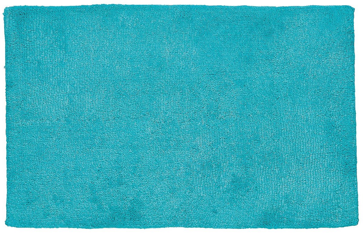 Kela Badkamer - Bath Mat Ladessa Uni (Turquoise) 80 x 50 cm