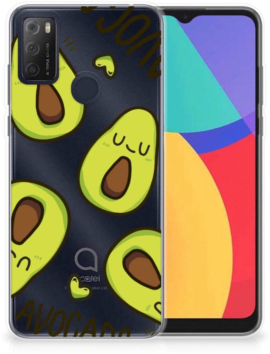 Alcatel 1S (2021) Telefoonhoesje met Naam Avocado Singing