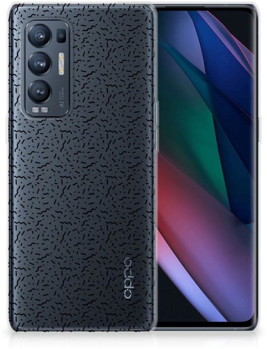 OPPO Find X3 Neo TPU bumper Stripes Dots